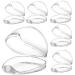 Obelunrp Pacifier Case 6pcs Pacifier Holder Case Travel Pacifier Container Transparent Container Box for Baby