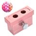 DIY lipstick form aluminum alloy lip balm DIY lipstick maker form make lip balm tool kit set (2 hole lipstick shape)