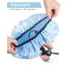Auban Adjustable Extra Large Shower Cap for Women - Reusable Waterproof Hair Cap in 3 Colors - Buy Online on SooperMarket.com
