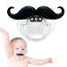 Ventdouce Funny Mustache Pacifier for Newborns | Curly Beard Binky for 0-6 Months | Unique Gift for Boys & Girls - Buy Online on SooperMarket.com