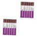 POPETPOP 2 Sets Nail Art Equipment Nail Bits Nail Drill Bits for Acrylic Nail Polish Accessories Drill Bits for Nails Manicure Drill Bits Pedicure Bits Nail Gel Electric Head Purple 6.5x5.5cmx2pcs Purplex2pcs