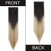 26 Clip in Hair Extensions Black to Mixed Blonde - 100% Synthetic 8pcs Straight Hair Pieces - Buy Online on SooperMarket.com