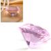 MUNEFE Diamondsly Glass Crystal Drill 2 Color Nail Art Display Glass Crystal Drill for Decorating Rooms and Other Shot Models(60MM pink) - Buy Online on SooperMarket.com