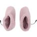 Comforting Heated Foot Warmer - USB Electric Plush Heat Shoes in Pink for Cozy Winter Relaxation - Buy Online on SooperMarket.com