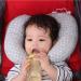 Baby Travel Cushion Pillow - Infant Head & Neck Support for Car Seat & Stroller - Toddler Comfortable Headrest - Pink - Buy Online on SooperMarket.com