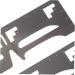 Baluue 2pcs Eyebrow Ruler Brow Guide Template Eyebrow Tools Brow Mapping Eyebrow Tracer Stainless Steel 20x4.8cm As Shown - Buy Online on SooperMarket.com
