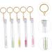 PLAFOPE 10 Pcs Keychain Mascara Brush Empty Mascara Wand Eyelash Brush with Tube Empty Mascara Container - Buy Online on SooperMarket.com