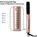 Hair Straightener Comb - Heated Anti-Scald Brush with 5 Heat Settings Fast 30s Heating & Auto Shut-Off | Ideal for Home Travel & Salon (Pink - Buy Online on SooperMarket.com