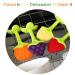 BPA Free Silicone Baby Teething Toys - 6 Pack | Freezer Safe & Organic Infant Teethers for Natural Brain Development - Buy Online on SooperMarket.com
