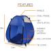 MyDeal Pop Up Pet House in a Bag - Portable Play Pen with 3 Net Windows and Zipper Door for Dogs, Cats, Rabbits - Shelter and Safety on the Go - Buy Online on SooperMarket.com