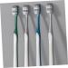 Eco-Friendly Kombiiuda Manual Toothbrush Set - 4 Reusable Men's Travel Brushes for Camping & Home - Buy Online on SooperMarket.com
