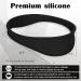 Curved Silicone Haircut Band - Neckline Shaving Template and Hair Trimming Guide for DIY Home Haircuts in Blue - Buy Online on SooperMarket.com