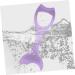 MAGICLULU 6 Pcs Silicone Eyeliner Make up Aid Make up Stencils Makeup Eyeliner Purple Cosmetic - Buy Online on SooperMarket.com