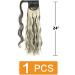 Prinfantasy Long Wavy Wrap Around Ponytail Extension - Synthetic Hair - 24 inch - Buy Online on SooperMarket.com