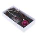 Buy Lightweight Acoustic Stethoscope for Doctors & Medical Students - Adult Size Flexible Tube Soft Ear Knobs - Micro Al in Chocolate - Buy Online on SooperMarket.com