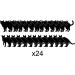 Halloween Black Cat Cupcakes Toppers Party Food Decorations Sticks Picks (24 Pack) - Buy Online on SooperMarket.com