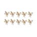 SANWOOD 10pcs/set Nail Ornament DIY Jewelry Glitter Varnish Manicure Nails Art Accessories for Female Nail Art Decoration A