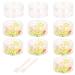 10 pieces jars jars 10ml jars with lids lip balm jars jars cream jars empty 10 x 10ml transparent