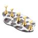 HAPINARY Fake Nail Stand 2 Sets magnetic supplies nail display stand nail frame nail stand for press press on nails holder with base Acrylic exercise rack press on artificial nails holder