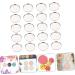 Beavorty 100 Pcs Eye Shadow Disk Eyeshadow Makeup Pans Diy Cosmetic Pallet Miss Plate Stainless Steel - Buy Online on SooperMarket.com
