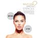 Reusable Eyebrow Stencils - 18 Count Kit for Perfect Brow Shaping - Parallel Products - Buy Online on SooperMarket.com