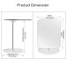 LFOYOU Table Vanity Mirror - White | Stand Included - Buy Online on SooperMarket.com