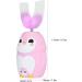 Kids Electric Toothbrush with U-Shaped Silicone Brush Head & 60ml Toothpaste - Pink | IPX7 Waterproof - Buy Online on SooperMarket.com