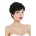 WIG ME UP DP-HH-1 Human Hair Wig for Women & Men - Short Pixie Wavy Black Style - International Shipping Available - Buy Online on SooperMarket.com