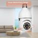 2PCS WiFi Light Bulb Security Camera - 1080P Indoor/Outdoor, 360 View, Smart Motion Detection, Two-Way Audio - Buy Online on SooperMarket.com