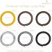 BEADNOVA 6mm Assorted Colors Open Jump Rings for Jewelry Making (900Pcs) - Buy Online on SooperMarket.com