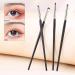 1/4Pcs Small Angle Precise Detail Eyeshadow Brush Soft Horse Hair Eyelid Highlighter Lying Silkworm Up Eyes Brushes Makeup Make - Buy Online on SooperMarket.com