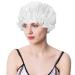 Moonsix Women's Natural Silk Night Cap - Elastic White Satin Bonnet for Hair Care - Buy Online on SooperMarket.com
