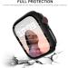 Fullife 6-Pack PC Matte Case with Tempered Glass Screen Protector Compatible with Apple Watch Series 6/5/4/SE Overall Shockproof Bumper for iWatch.40mm (Green/Blue/Red/Midnight/Starlight/transparent) Green/Blue/Red/Midnight/Starlight/Clear 40mm - Buy Online on SooperMarket.com