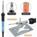 Adjustable Temperature Wood Burning Kit 46 Pcs for Adults - Pyrography Pen Tool - Buy Online on SooperMarket.com