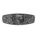 Celtic Horseshoe Hair Clip  Hand Crafted Metal Barrette Made in the USA with a Large 80mm Clip by Oberon Design