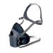 3M Reusable Respirator Half Face Piece 7503 - Large Size | Compatible with Bayonet Cartridges/Filters | Ideal for Gases, Vapors, and Dust (Cartridges/Filters Not Included) - Buy Online on SooperMarket.com
