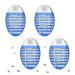 4 Packs Bug Zapper Indoor Plug-in Mosquito Trap Electric Little Gnats Fly Trap for House Mini Insect Light Eliminates Flying Pests for Home