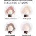 Retractable Makeup Brush Portable Face Blush Powder Brush Makeup Tool for Travel Powder Brushes - Buy Online on SooperMarket.com