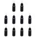 T Tulead Black Tip Applicator Metal Needle Plastic Bottle 10ml Precision Tip Applicator Bottles Pack of 10 Black 10ml
