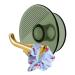 Bexdug plug -in cable holder |Plug holder hook hooks drill-free toothbrush holder self-adhesive key and kitchen bathrobe hook for razors coat towel translucent green