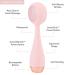 PMD Clean Pro: Smart Facial Cleansing Device & Anti-Aging Massager Blush - Buy Online on SooperMarket.com