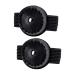 FOMIYES 2pcs Magnetic Toe Covers Household Tools Body Sculpting Tools Flex Tools Ring Toe Separators Drainage Therapeutic Ring Leather Magnet Elastic Black Elastic Toe Cover Toe Ring Gel