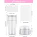 EBANKU 2PCS Clear Blue Silicone Nail Art Stamper Set with Scraper Tools for DIY Beauty Nail Art - French Smile Line Design (Transparent) - Buy Online on SooperMarket.com