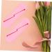 Angoily Silicone Makeup Brush Organizer Bag - Pink Cosmetic Brush Holder & Storage - Small Makeup Bags (20.5x6.5cm) for International Shipping - Buy Online on SooperMarket.com