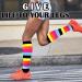 Actinput 4 Pairs Compression Stockings for Men & Women - Colorful Support Socks for Sports Travel & Nursing - Size S-M - Buy Online on SooperMarket.com