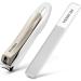 MR.GREEN Nail Clippers Anti Splash Fingernail Cutter Stainless Steel  - M+Nano Glass File