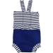 Splash About Happy Nappy Costume - Navy/White Stripe, 2-3 Years | Reusable Swim Nappy - Buy Online on SooperMarket.com