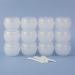 LONGWAY 1 Oz Little Plastic Jars with Lids and Liners - Pack of 12 Clear | Travel Cream Containers for Salves, Lotions, and Cosmetics - Buy Online on SooperMarket.com