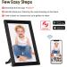 FRAMEO 10.1 Inch Smart WiFi Digital Photo Frame  Digital Picture Frame 1280x800 HD Touch Screen Electronic Picture Frame with Built-in 16GB Memory  Auto Rotation  Share Photos Instantly via App - Buy Online on SooperMarket.com