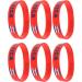 LUOEM Silicone Wristband Rubber Bracelet - Fashion Sports Wristbands for Teens & Adults - Pack of 6 (Rica) | Shop Internationally - Buy Online on SooperMarket.com